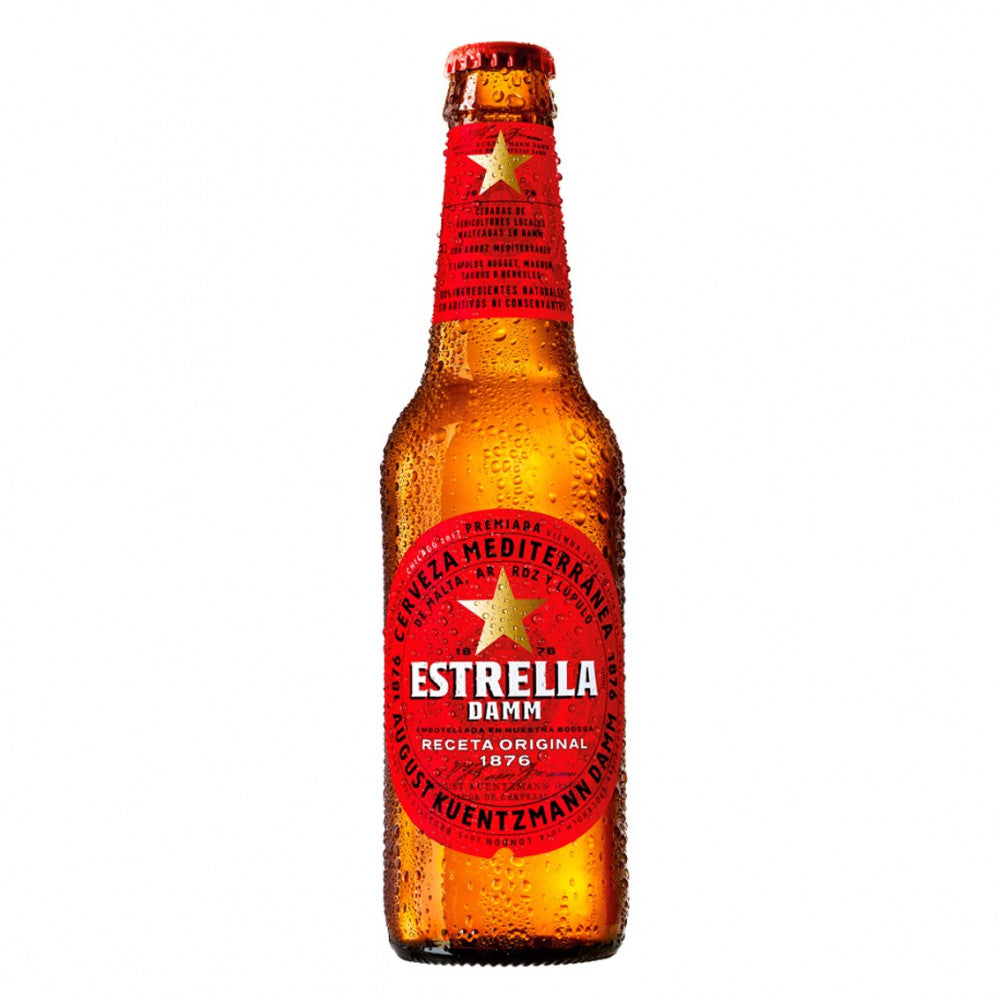 Cerveza Estrella Damm Botella 6-Pack