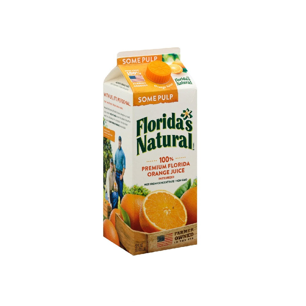 Jugo natural de Naranja con Pulpa  Florida´s Natural