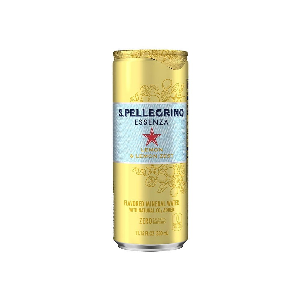 San Pellegrino con Limón y Ralladura de Limón de 330 ml 8 pack
