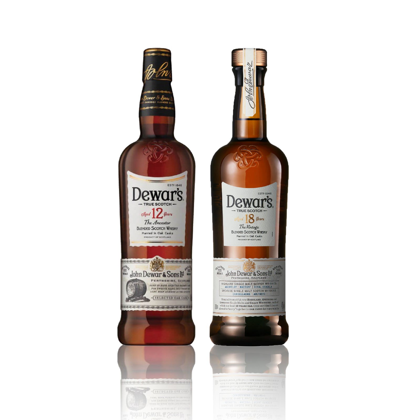 Dewars 12 & 18