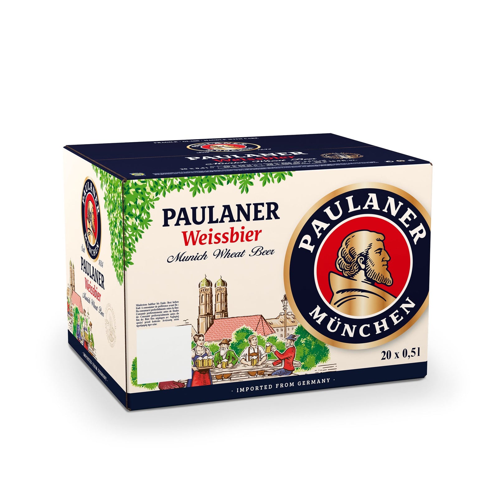 Cerveza Paulaner Weisbier Botella Caja (20x500ml)