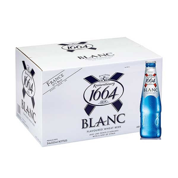 Cerveza Kronenbourg 1664 Blanc Caja (24x330ml)