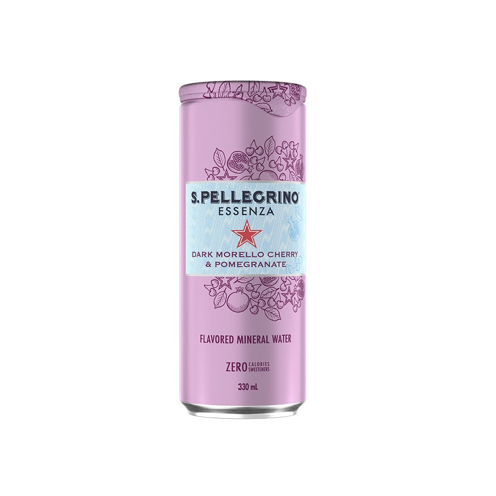 San Pellegrino de Cereza y Granada Morello Oscuro de 330 ml 8 pack