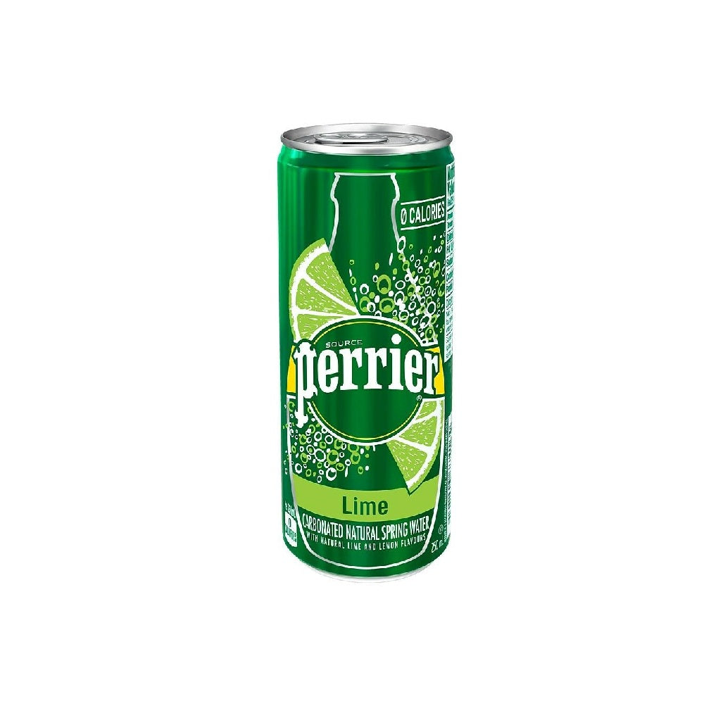 Perrier Slim Can Lima 250ml 10 pack