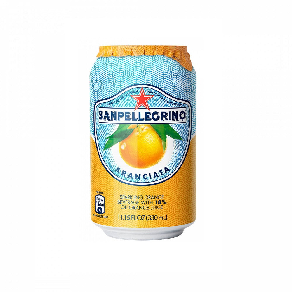San Pellegrino Aranciata de 330 ml 6 pack - UVA Tienda de vinos