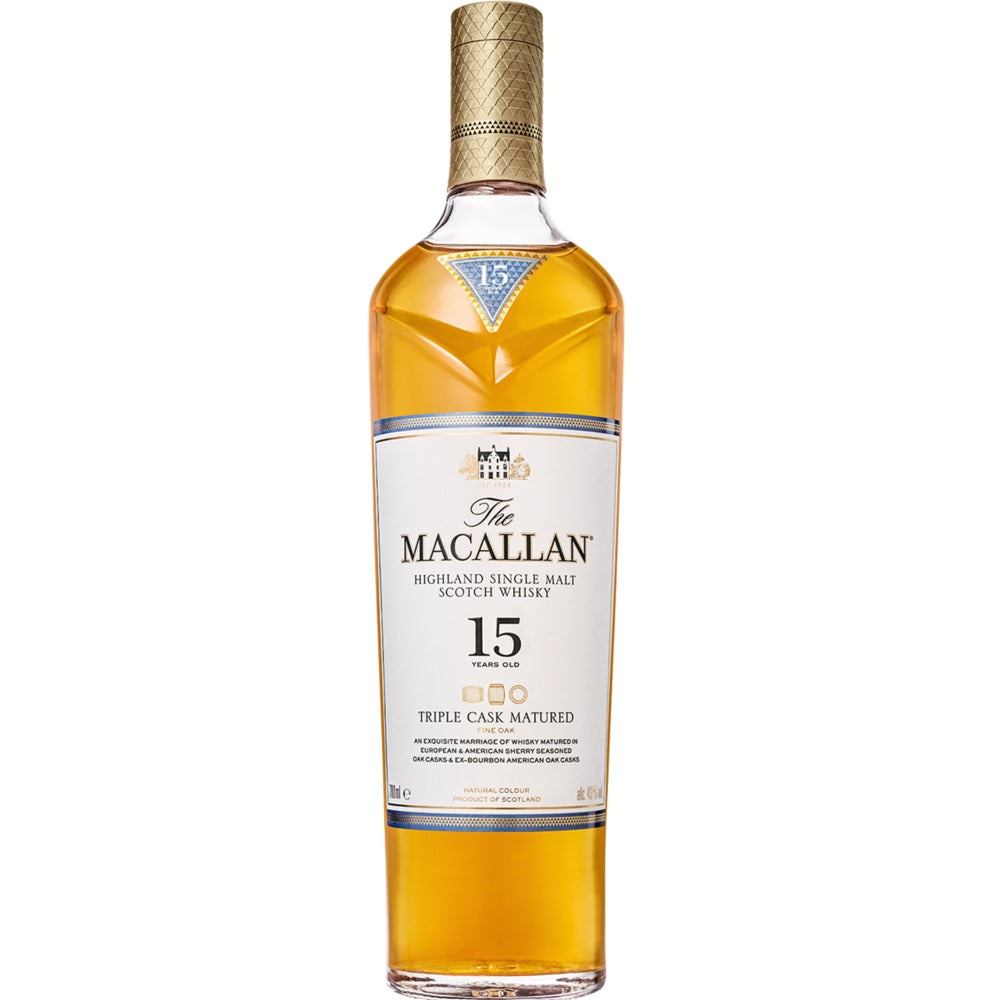 Macallan 15 Triple Cask Fine Oak (700ml) - UVA Tienda de vinos